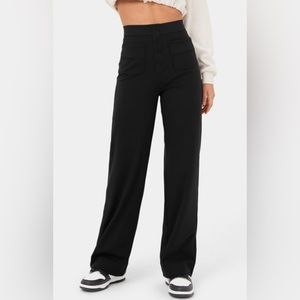 New Halara high waisted button multiple pockets straight legs casual pants